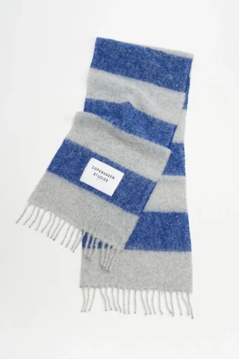 Discount COPENHAGEN STUDIOS Cph Shawl 3 Wool Mix Koningsblauw