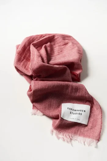 Online COPENHAGEN STUDIOS Cph Shawl 8 Cotton Mix Rode Roos