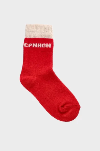 Discount COPENHAGEN STUDIOS Cph Wool Socks 2 Wool Mix Rood