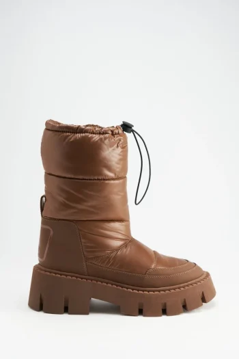 New COPENHAGEN STUDIOS Cph149 Recycled Nylon Noten Bruin