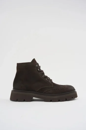 Sale COPENHAGEN STUDIOS Cph179M Waxed Suede Chocolade