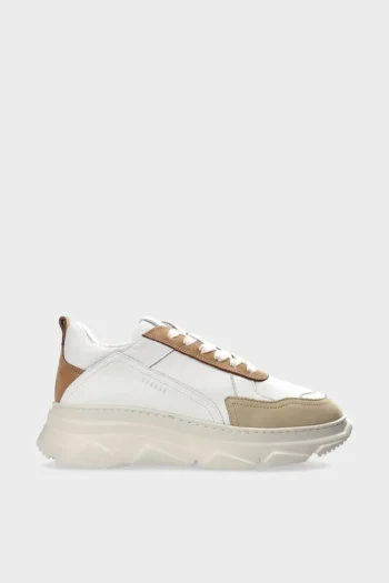 Discount COPENHAGEN STUDIOS Cph40 Leather Mix Gebroken Wit/Noot